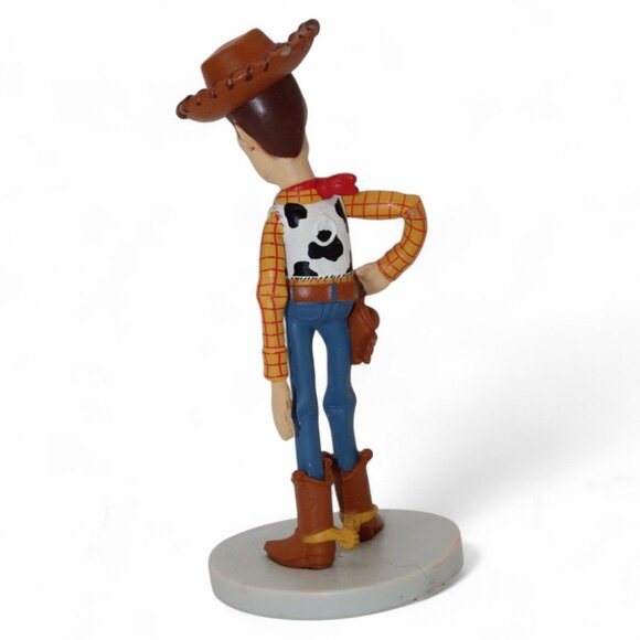 Toy Story Woody Sheriff Figurine Plastic Toy With Cowboy Hat & Boots - Picture 3 of 5